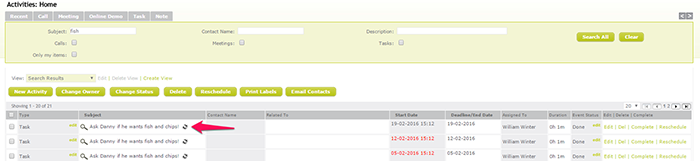 Recurring activity image