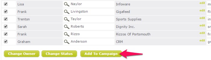 Then Click to Add to Campaign