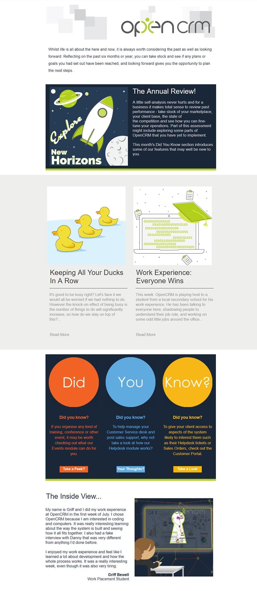 July 2017 Newsletter