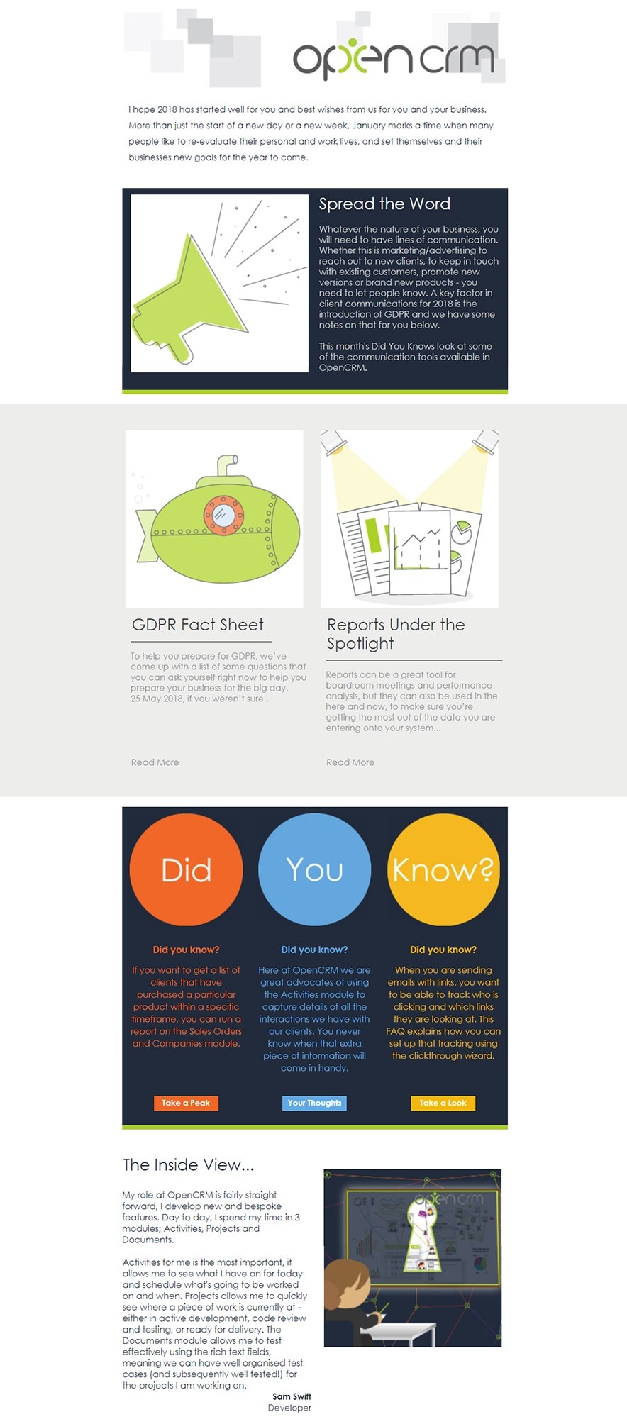 January 2018 View in Browser