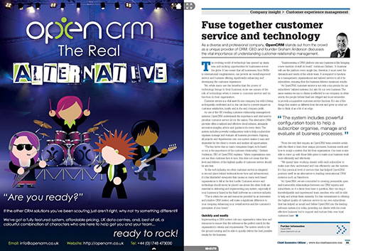 OpenCRM CEO Magazine