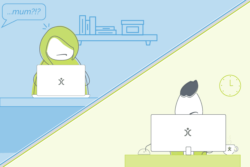 Communication between remote and office workers